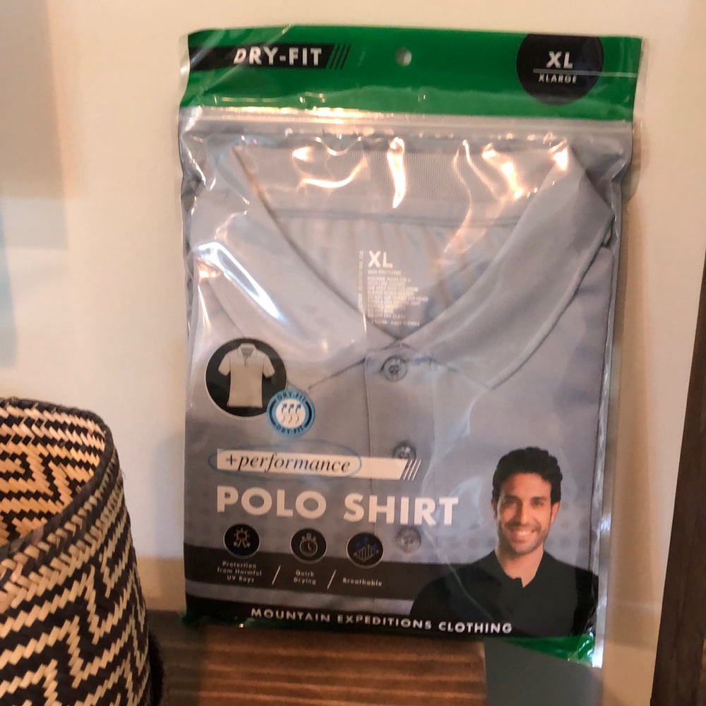 Performance polo shirt xl never opened dry fit